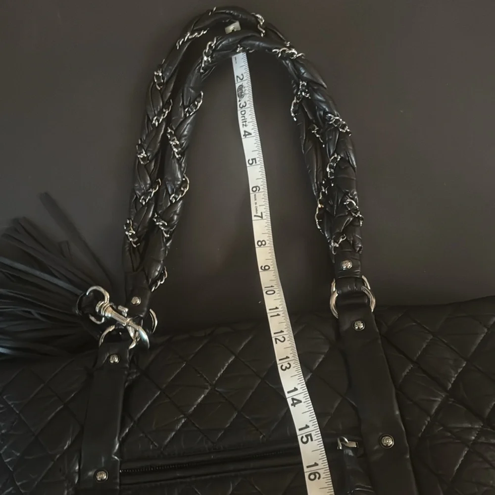 Chanel Ligne Lady Braid Lambskin Quilted Tote